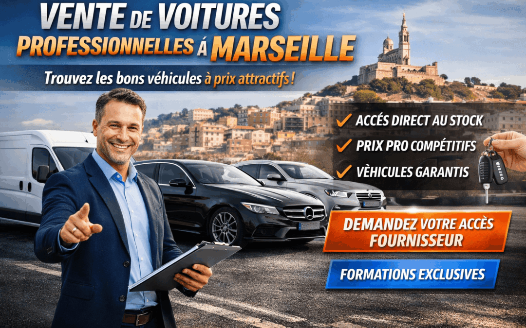 Vente de voiture pour professionnelle à Marseille : où trouver les bons véhicules à prix attractifs