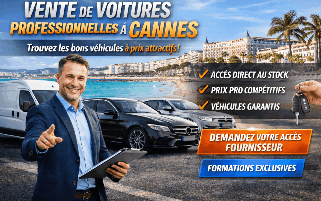 Vente de voitures professionnelles à Cannes : où trouver des véhicules fiables pour votre stock